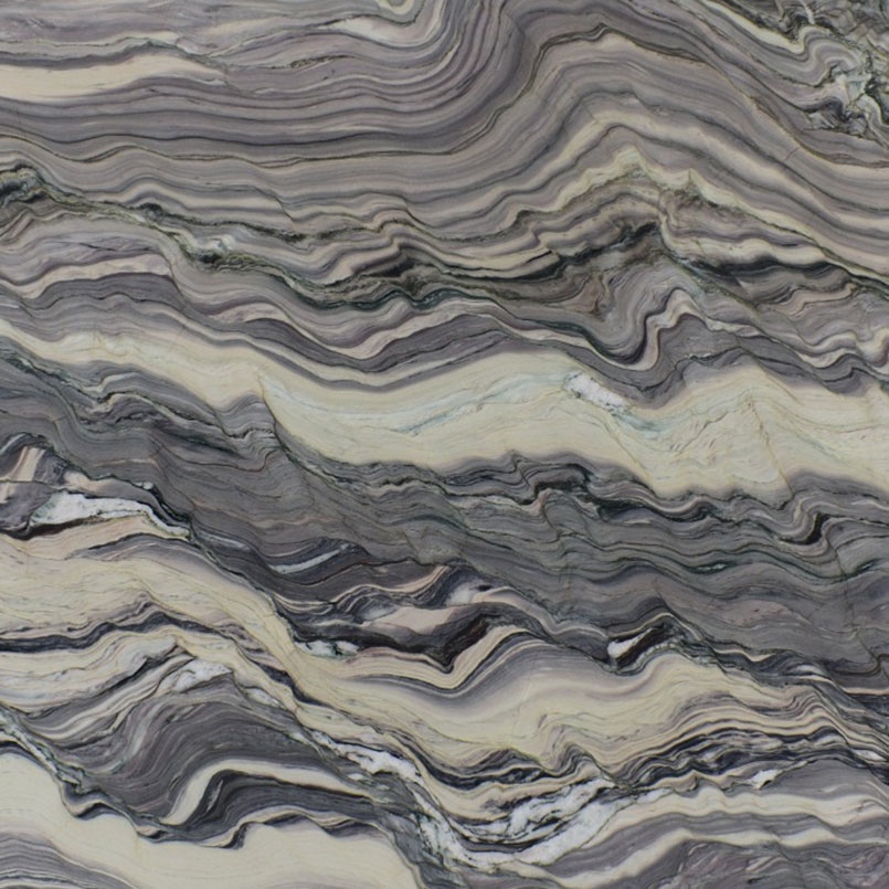 Platinum Blue quartzite detail